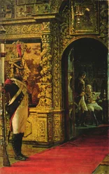 Marshal Davout in the Chudov Monastery, Moscow Kremlin